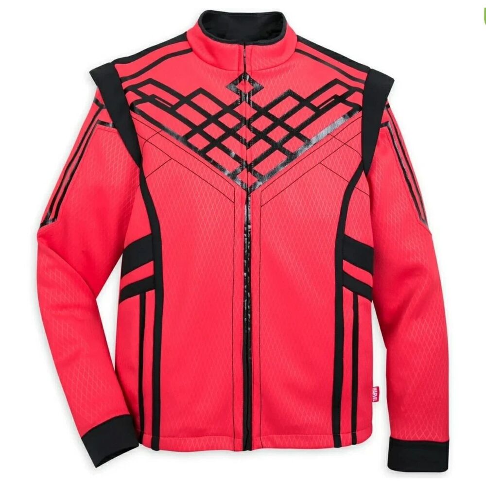 Disney Marvel Shang-Chi Legend of the Ten Rings Jacket Adult Small Red Cosplay